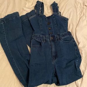 Denim jumpsuit